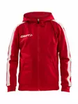 Pro Control Hood Jacket Jr, Bright Red/White - Craft Vaatteet - 1906718-430900 - 1