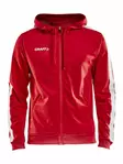 Pro Control Hood Jacket M, Bright Red/White - Craft Vaatteet - 1906716-430900 - 1