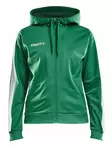 Pro Control Hood Jacket W, Team Green/White - Craft Vaatteet - 1906717-651900 - 1