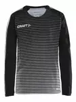 Pro Control Stripe Jersey LS Jr, Black/Platinum - Craft Vaatteet - 1906851-999920 - 1