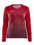 Pro Control Stripe Jersey LS W, Bright Red/Navy - Craft Vaatteet - 1906850-430390 - 1