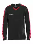 Progress Jersey Contrast LS Jr, Black/Bright Red - Craft Vaatteet - 1906889-9430 - 1