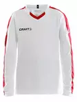 Progress Jersey Contrast LS Jr, White/Bright Red - Craft Vaatteet - 1906889-4900 - 1
