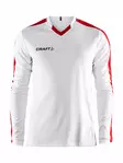 Progress Jersey Contrast LS M, White/Bright Red - Craft Vaatteet - 1906887-4900 - 1