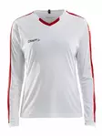 Progress Jersey Contrast LS W, White/Bright Red - Craft Vaatteet - 1906888-4900 - 1