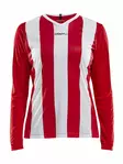 Progress Jersey Stripe LS W, Bright Red/White - Craft Vaatteet - 1906891-1430 - 1