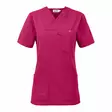 Smila 77802 Carin v-blouse w, fuchsia - Smila Työvaatteet - 77802-70 - 1