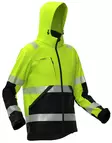 BoSafety HV Talvitakki Softshell VALENCIA, keltainen/musta - Huomiotakit - WJ-VALENCIA-C2-040 - 1