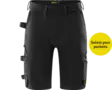 Fristads Flex rakentajan stretch shortsit 2803 GHST, Musta - Fristads Työshortsit - 301460-940 - 1