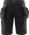 Fristads Rakentajan stretch shortsit 2831 GSTT, Musta - Fristads Työshortsit - 301700-940 - 1