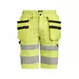 Jobman 2296 Hi-Vis työshortsit stretch-materiaalia, keltainen - Jobman Huomiotyövaatteet - 65229660-2100 - 1