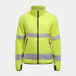 Jobman 5502 Fleecetakki Hi-Vis, keltainen - Jobman Huomiotyövaatteet - 65550275-2100 - 1