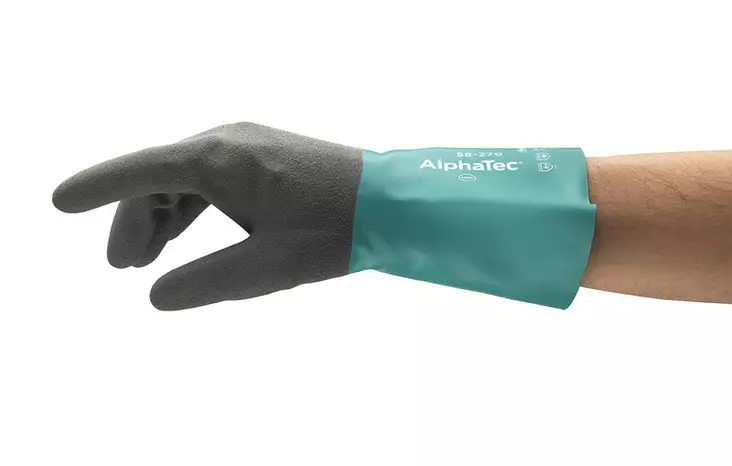 AlphaTec 58-270 Nitriilikäsine - Kemikaalisuojakäsineet - AT-58-270 - 1