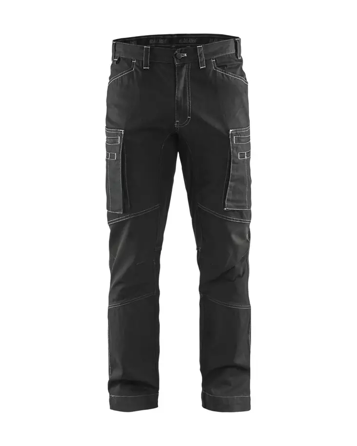 Blåkläder 1459 Denim Stretch Housut, 9900 Musta - Blåkläder Työvaatteet - 145911429900 - 1
