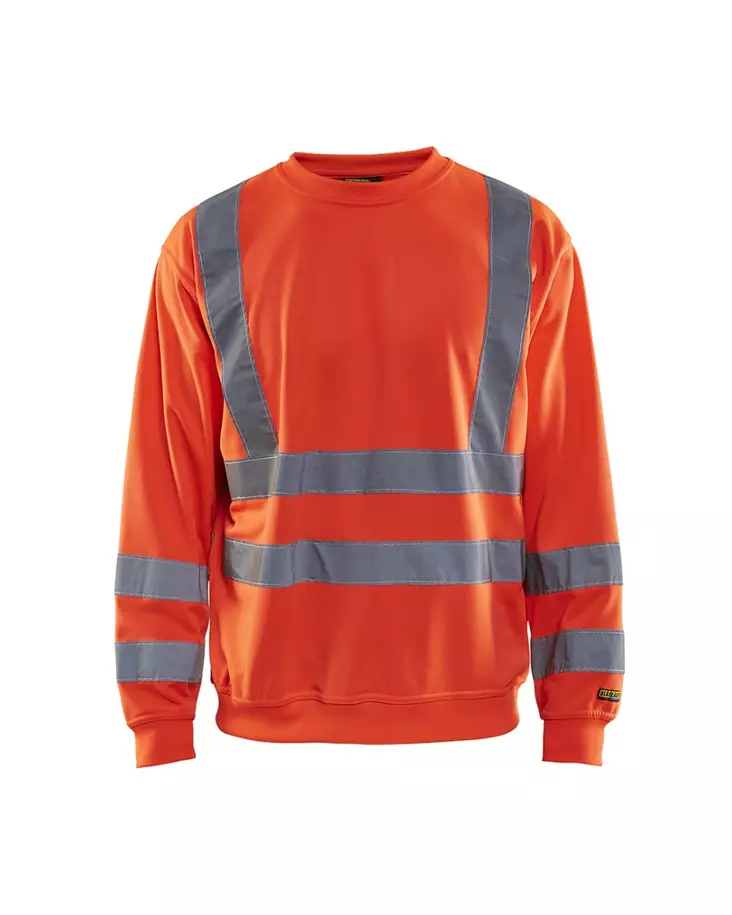 Blåkläder Highvis collegepaita Huomio punainen - Blåkläder Huomiotyövaatteet - 334119745500 - 1