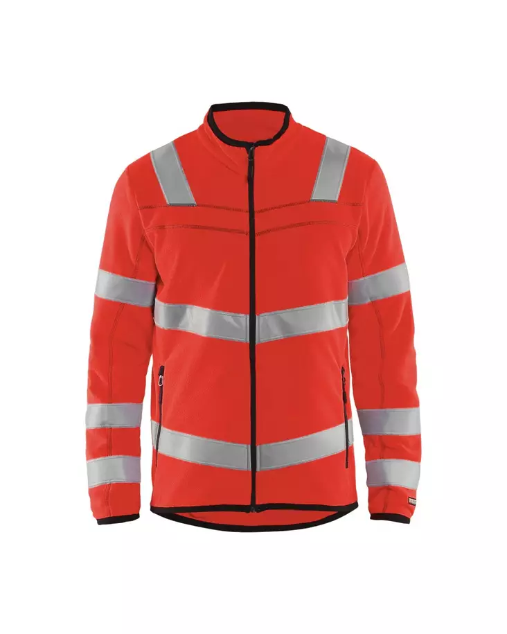 Blåkläder Highvis microfleecepusero Huomio punainen - Blåkläder Huomiotyövaatteet - 494110105500 - 1