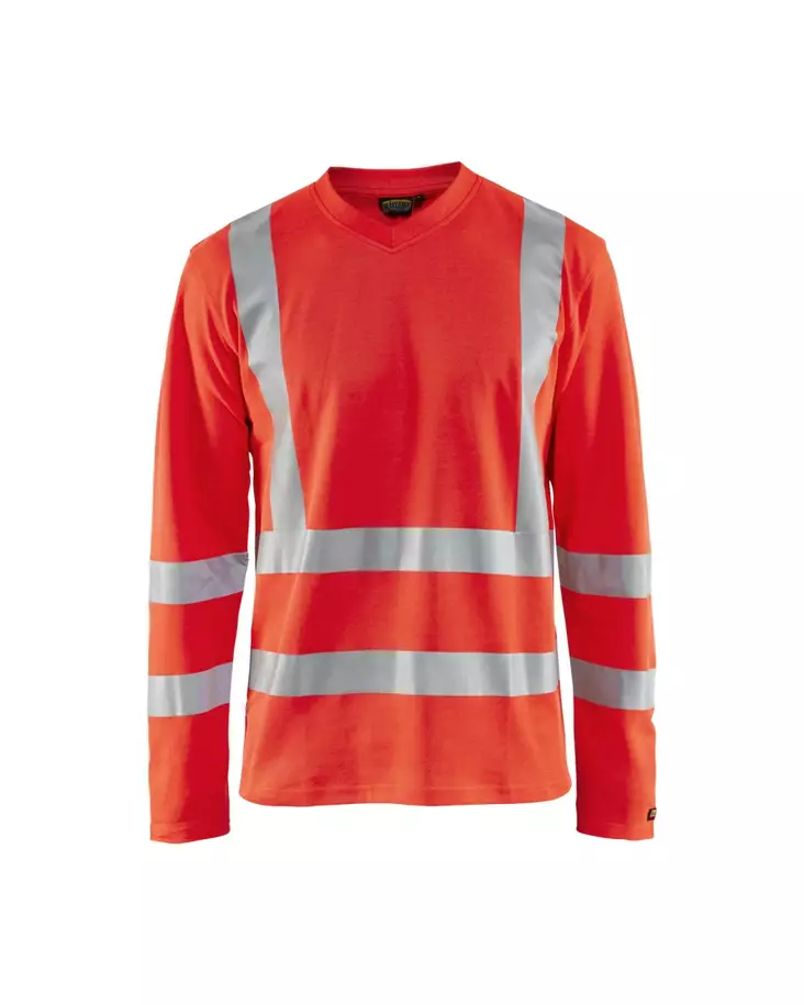 Blåkläder Highvis pitkähihainen t-paita (3381) Huomio punainen - Blåkläder Huomiotyövaatteet - 894810705500 - 1