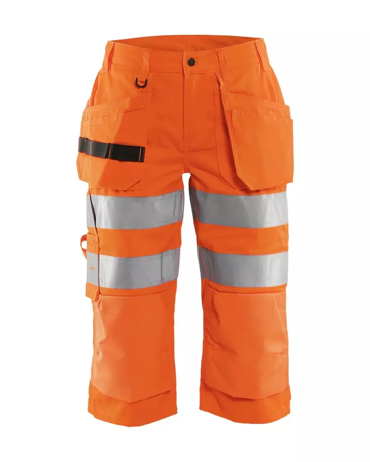 Blåkläder Naisten highvis piraattihousut Huomio oranssi - Blåkläder Huomiotyövaatteet - 713918115300 - 1