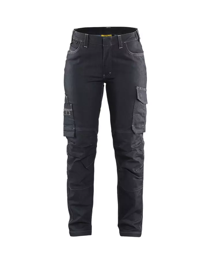 Blåkläder Naisten housut denim stretch Mariininsininen - Blåkläder Työvaatteet - 714011418900 - 1