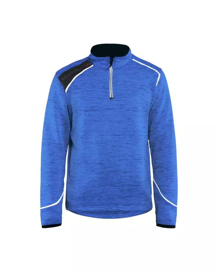 Blåkläder Neulottu pusero Keskisininen/Valkoinen - Blåkläder Työvaatteet - 494321178510 - 1