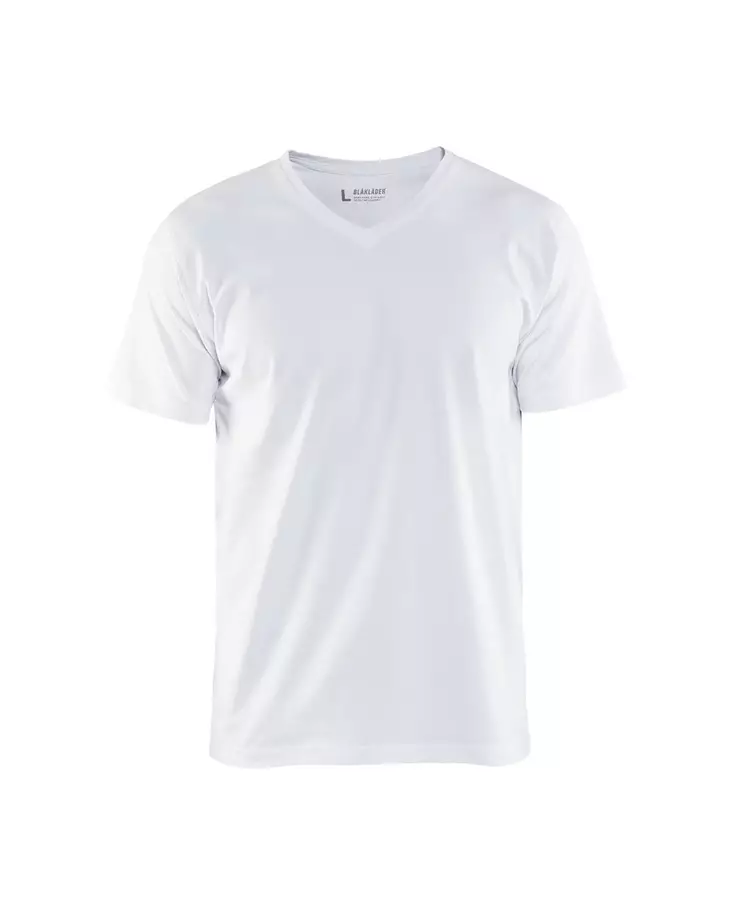 Blåkläder T-paita V-kaulus Valkoinen - Blåkläder Työvaatteet - 336010291000 - 1