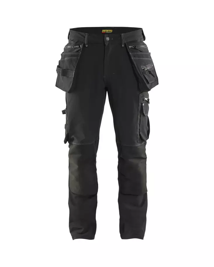 Blåkläder X1900 riipputaskuhousut stretch Musta - Blåkläder Työvaatteet - 199816449900 - 1