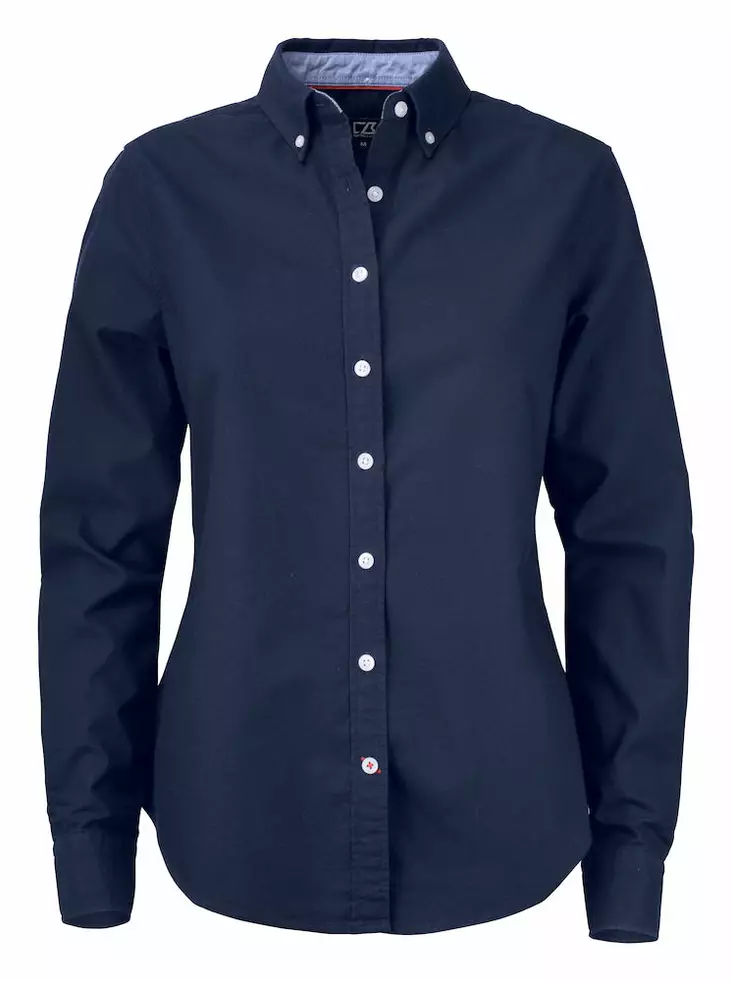 C&B Belfair Oxford Shirt Ladies', Tummansininen - Cutter & Buck Vaatteet - 352401-580 - 1