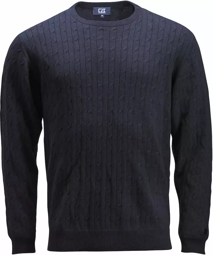 C&B Blakely Knitted Sweater Men's, Syvänsininen - Cutter & Buck Vaatteet - 355402-580 - 1