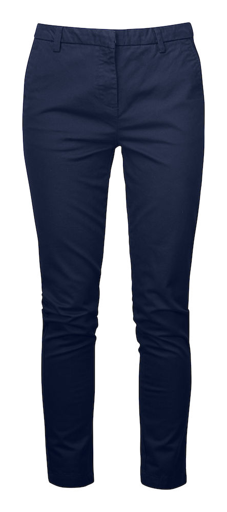 C&B Bridgeport Chinos Ladies, tummansininen - Cutter & Buck Vaatteet - 356407-580 - 1