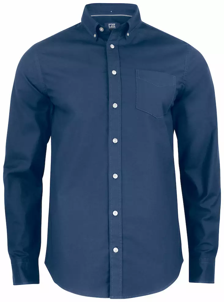 C&B Hansville Shirt Men, Blue Oxford - Cutter & Buck Vaatteet - 352406-530 - 1