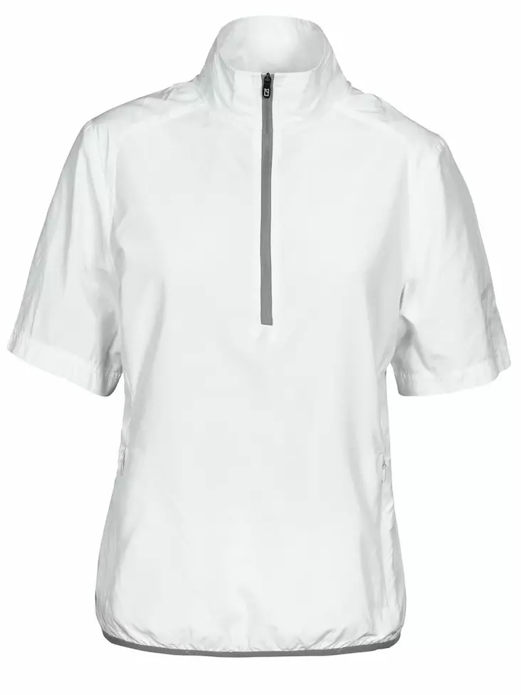 C&B La Push half zip SS Jacket Ladies, valkoinen - Cutter & Buck Vaatteet - 351421-00 - 1