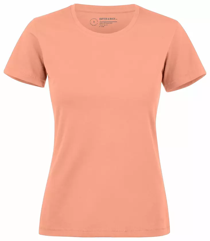 C&B Manzanita Roundneck Ladies, Papaya - Cutter & Buck Vaatteet - 353409-370 - 1