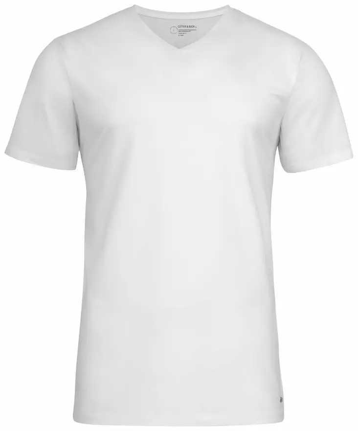 C&B Manzanita T-shirt Men, White - Cutter & Buck Vaatteet - 353404-00 - 1