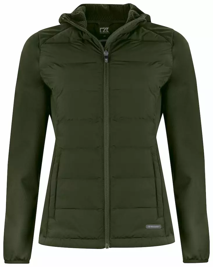 C&B Oak Harbor Jacket Ladies, Ivy Green - Cutter & Buck Vaatteet - 351453-640 - 1