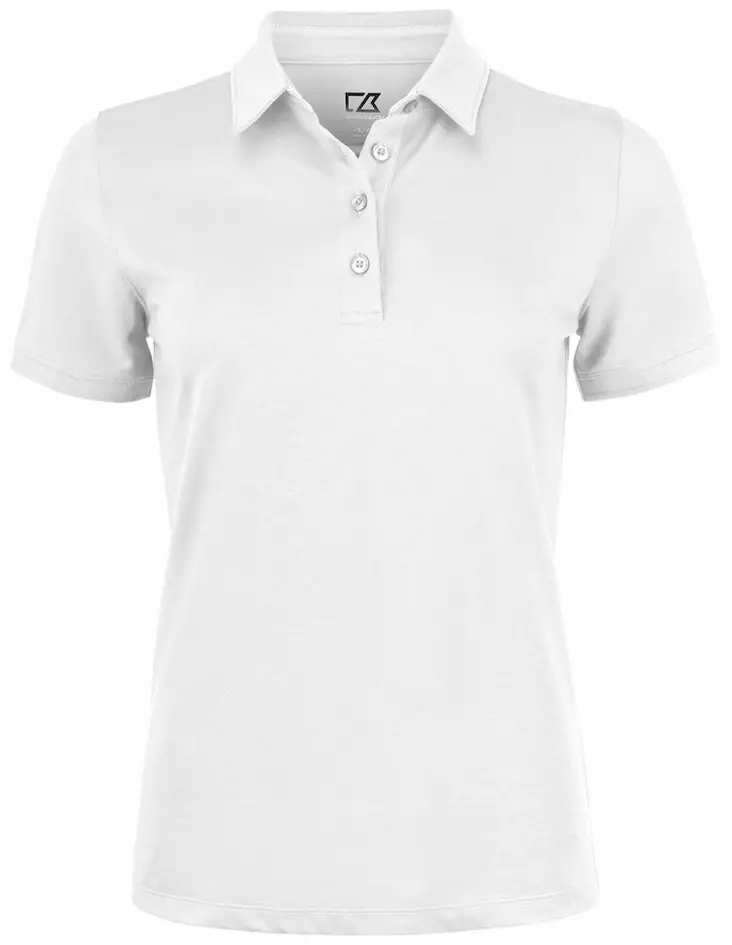 C&B Oceanside Stretch Polo Ladies, White - Cutter & Buck Vaatteet - 354431-00 - 1