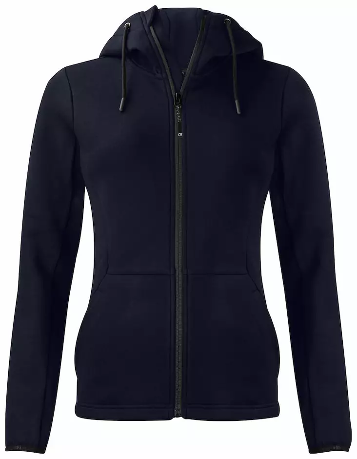 C&B Pemberton Hood FZ Ladies, Dark Navy - Cutter & Buck Vaatteet - 358419-580 - 1