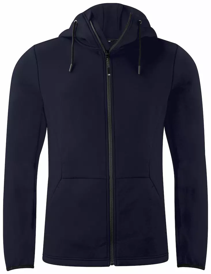 C&B Pemberton Hood FZ Men, Dark Navy - Cutter & Buck Vaatteet - 358418-580 - 1