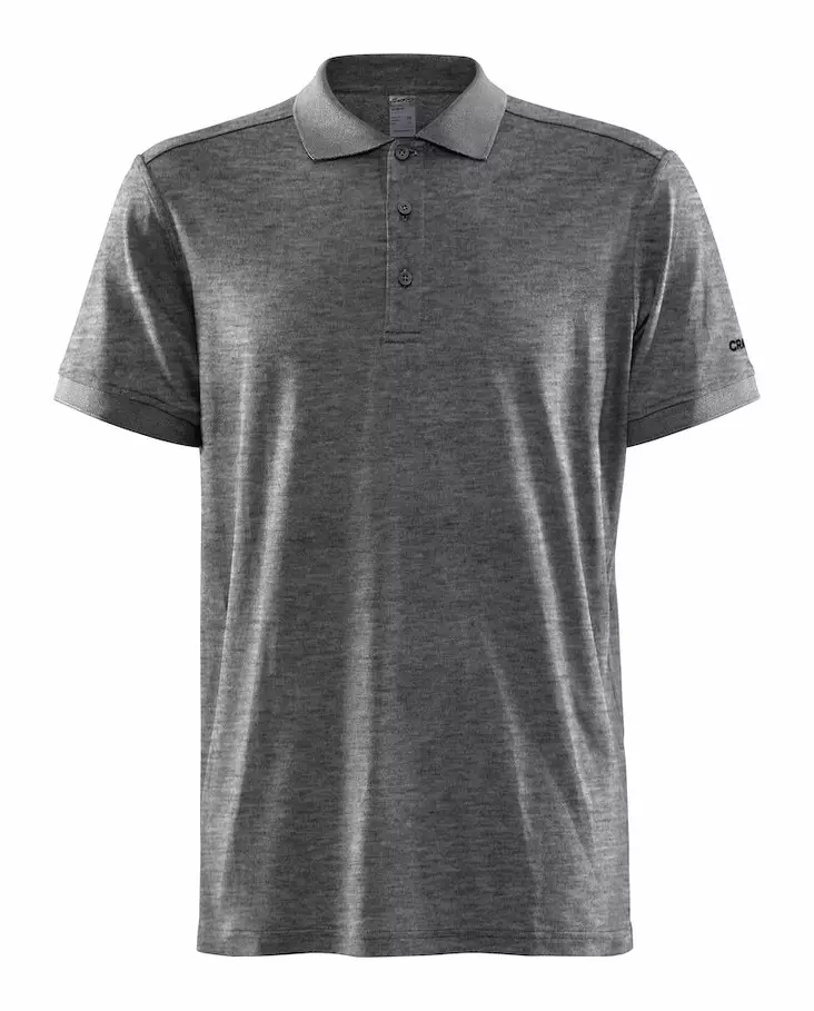 CORE Blend Polo Shirt M, Dk Grey Melange - Craft Vaatteet - 1910745-975000 - 1