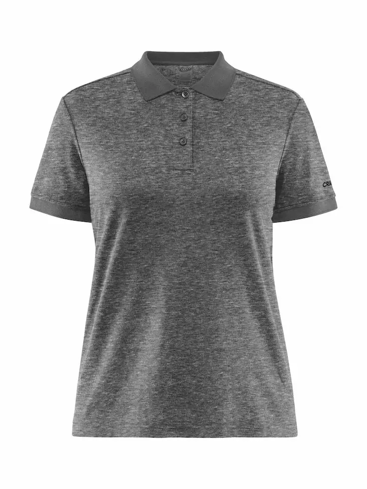 CORE Blend Polo Shirt W, Dk Grey Melange - Craft Vaatteet - 1910746-975000 - 1