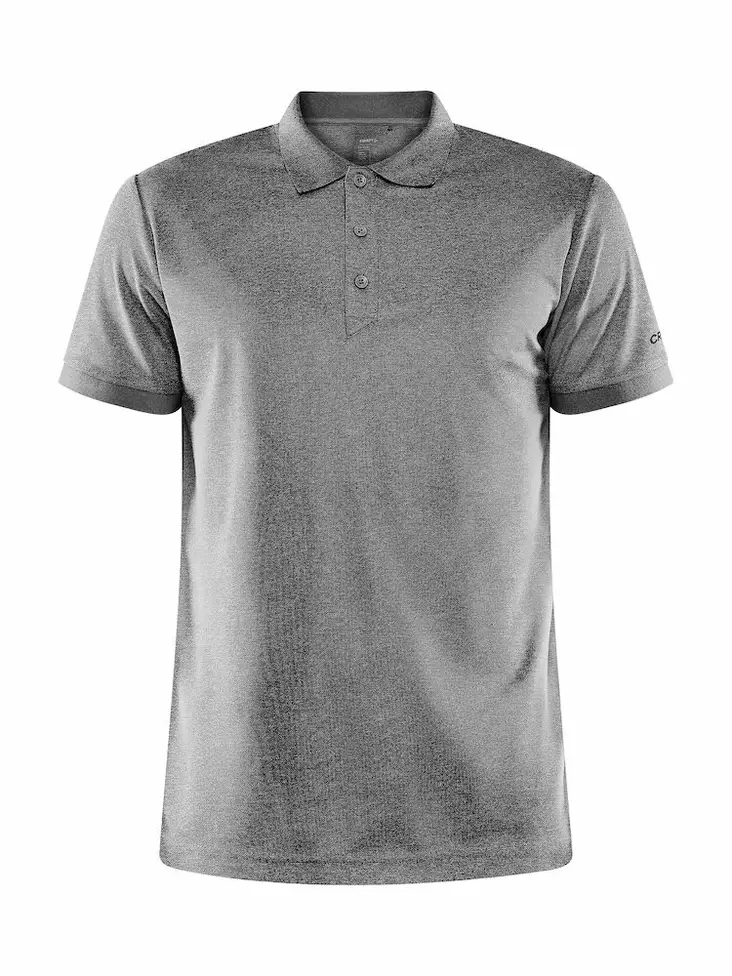 CORE Unify Polo Shirt M, Dk Grey Melange - Craft Vaatteet - 1909138-975000 - 1