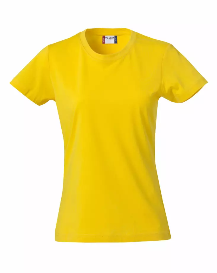 Clique Basic-T Ladies, sitruuna - Clique Vaatteet - 029031-10 - 1