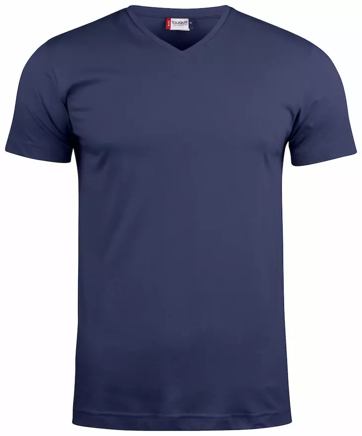 Clique Basic-T V-neck, tumman sininen - Clique Vaatteet - 029035-580 - 1