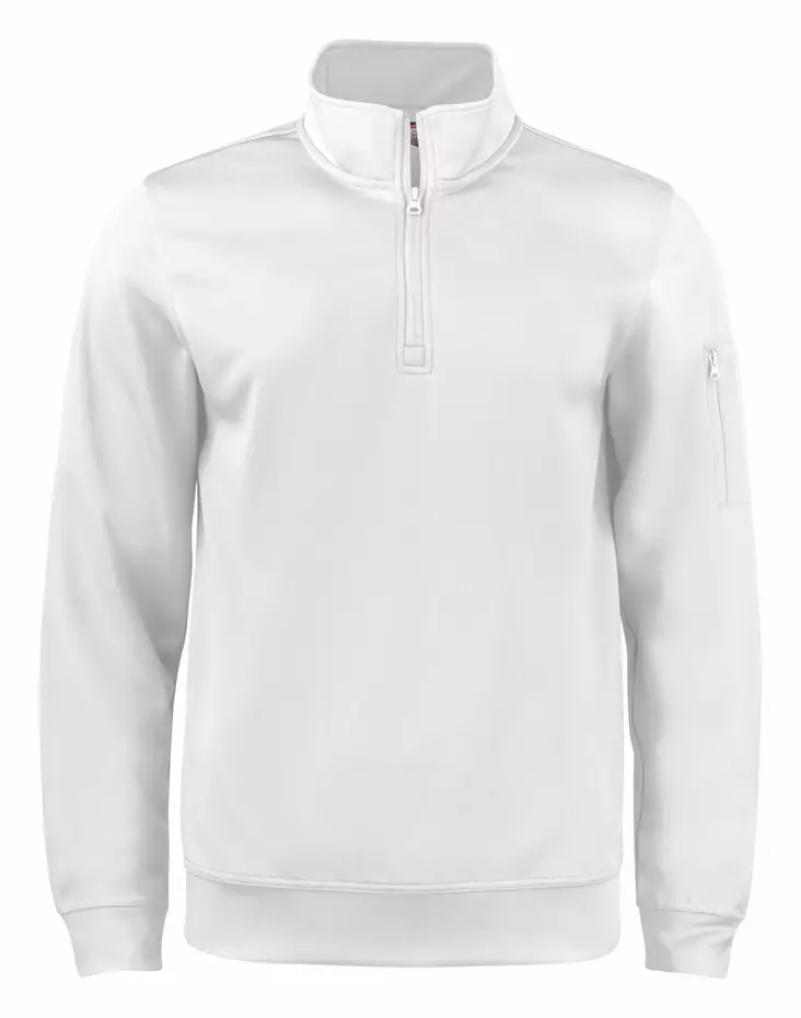 Clique Basic Active Half Zip, Valkoinen - Clique Vaatteet - 021013-00 - 1