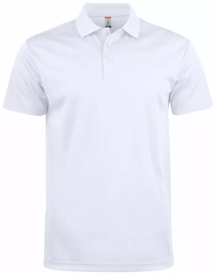 Clique Basic Active Polo, valkoinen - Clique Vaatteet - 028254-00 - 1