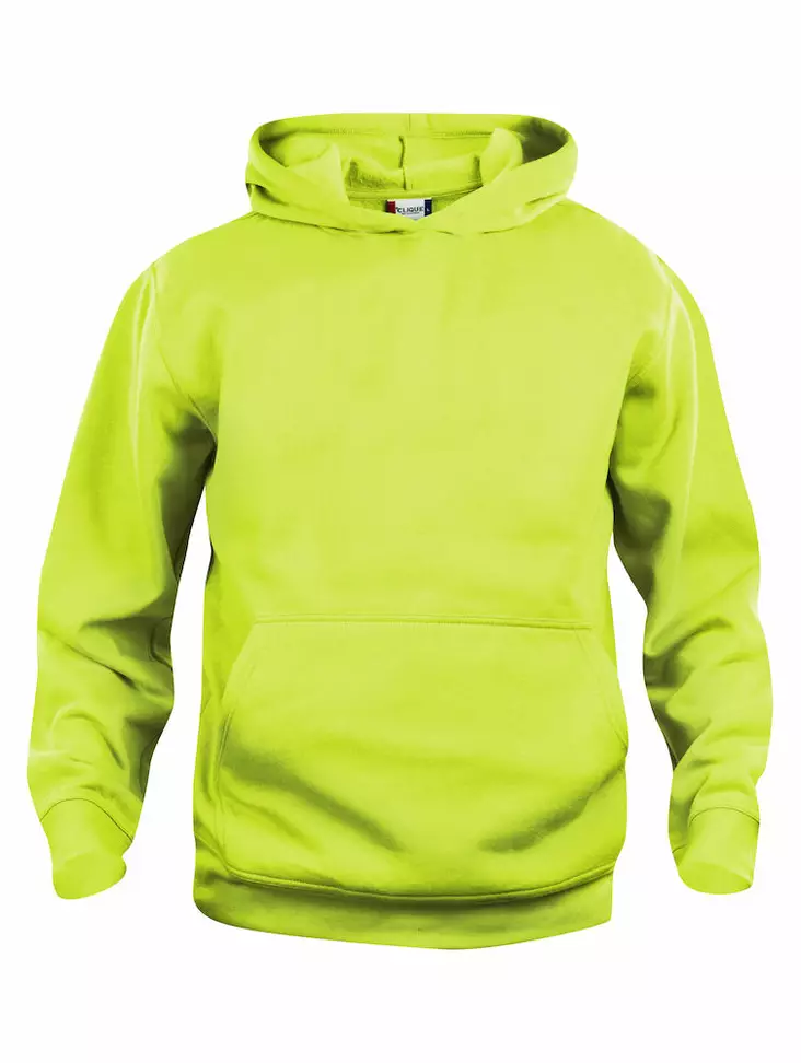 Clique Basic Hoody Junior, visibility green - Clique Vaatteet - 021021-600 - 1
