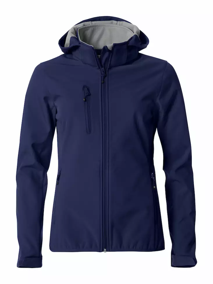 Clique Basic Hoody Softshell Ladies, tumman sininen - Clique Vaatteet - 020917-580 - 1
