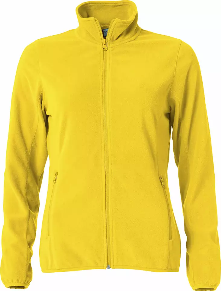 Clique Basic Micro Fleece Jacket Ladies, kirkkaan keltainen - Clique Vaatteet - 023915-10 - 1
