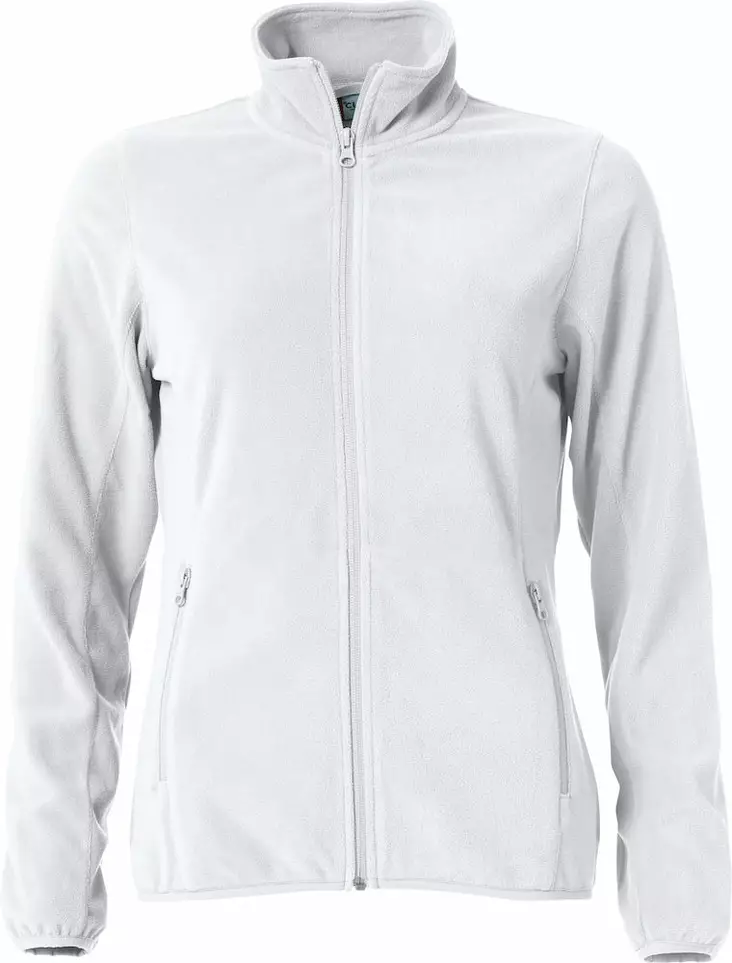 Clique Basic Micro Fleece Jacket Ladies, valkoinen - Clique Vaatteet - 023915-00 - 1