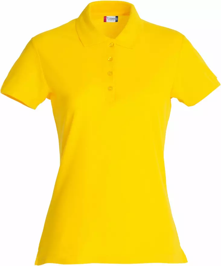 Clique Basic Polo Ladies, kirkas keltainen - Clique Vaatteet - 028231-10 - 1