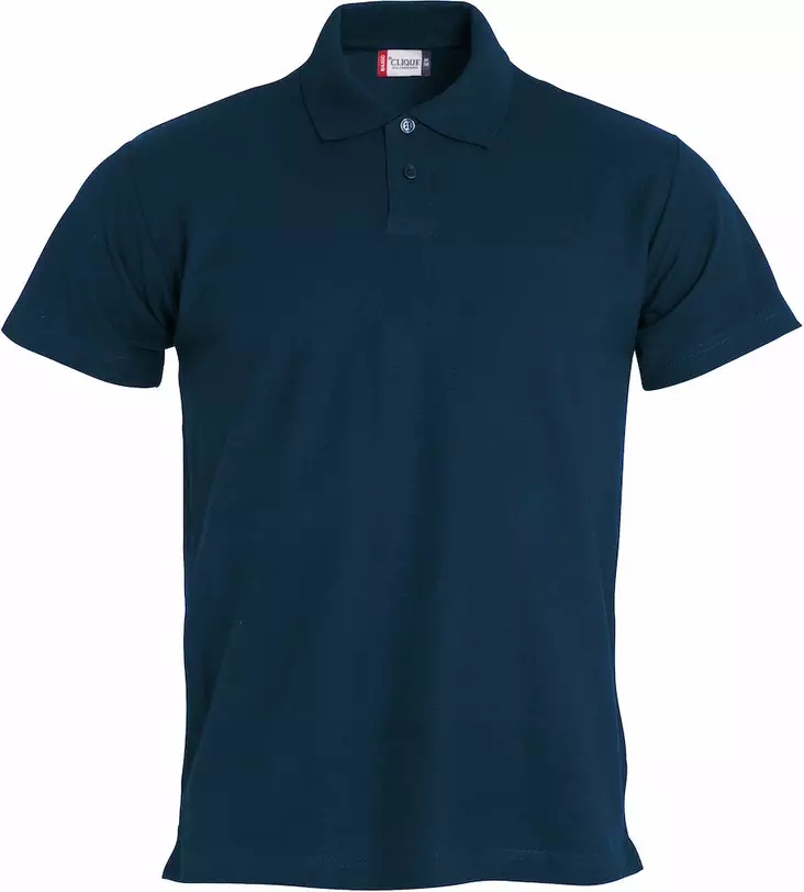 Clique Basic Polo S/S Junior, tumman sininen - Clique Vaatteet - 028232-580 - 1
